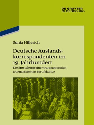cover image of Deutsche Auslandskorrespondenten im 19. Jahrhundert